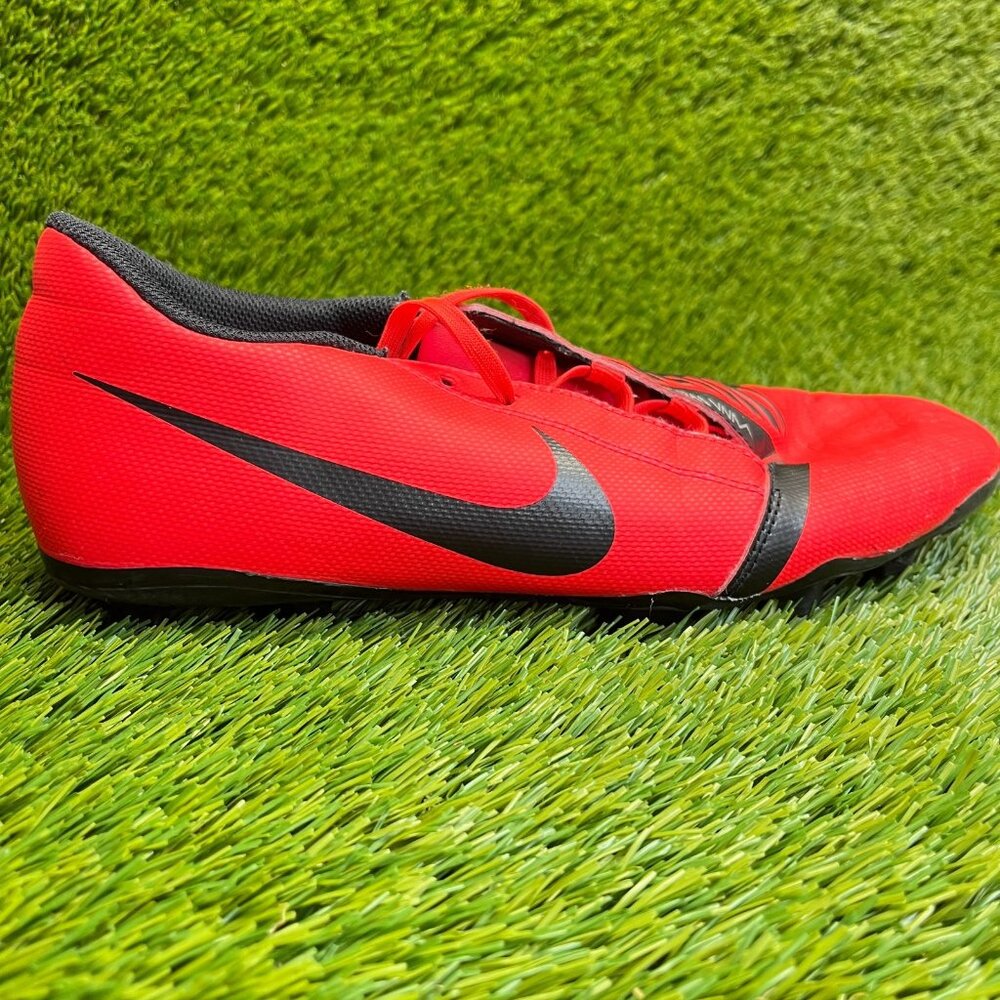 Nike Phantom Venom Club FG Mens Size 10 Red Black Running Outdoor Soccer Cleats